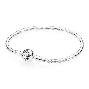 Pulsera Pandora Moments Broche Redondo Fabricado en Plata S925 Original