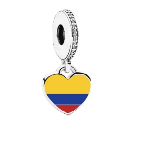 Charm Pandora Colombia Orgullo Colombiano en Plata S925 Original