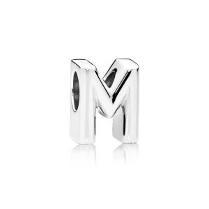 Charm Pandora Letra M Alfabeto Plata S925 Original