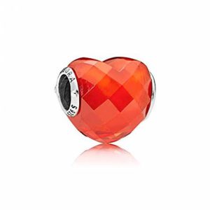 Charm Pandora Corazón de Cristal Símbolo de Amor Plata S925 Original