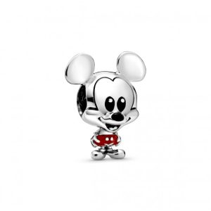 Charm Pandora Mickey Mouse Vestido Rojo de Disney Plata S925 Original