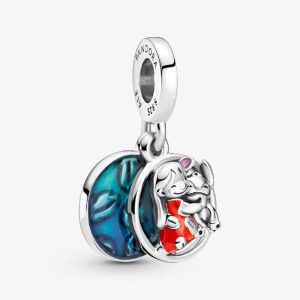 Charm Pandora Lilo & Stitch Stich Familia Plata S925 Original