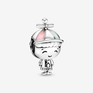 Charm Pandora Niño Con Movimiento Plata S925 Original
