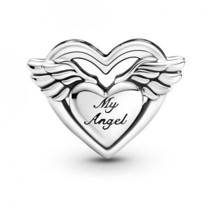 Charm Pandora Mamá Madre Eres Mi Ángel Plata S925 Original