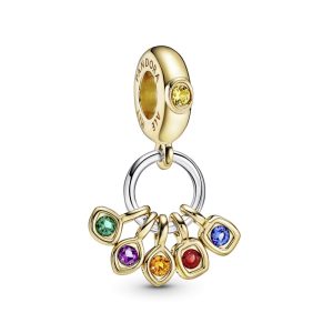 Charm Pandora Shine Gemas Del Infinito Marvel The Avengers Oro Dorado
