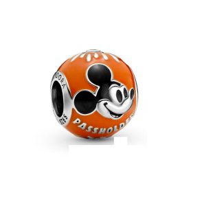 Charm Pandora Mickey Mouse Pasaporte Disney Land Plata S925