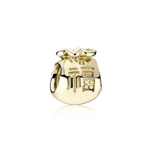 Charm Pandora Shine Símbolo De Riqueza Oro Dorado Original