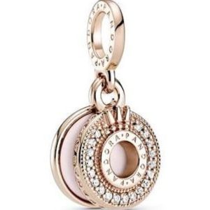 Charm Pandora Rose Corona Oro Rosa Original