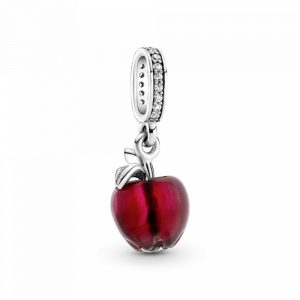 Charm Pandora Manzana Roja De Cristal Murano Plata S925 Original