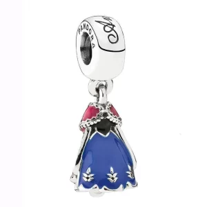 Charm Pandora Vestido Anna Frozen De Disney Plata S925 Original