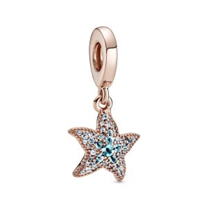 Charm Pandora Rose Estrella De Mar Oro Rosa Colección Océanos