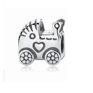 Charm Pandora Coche De Bebé Plata S925 Original