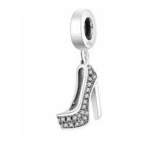 Charm Pandora Zapato Tacón Circonitas Glamour Plata S925 Original