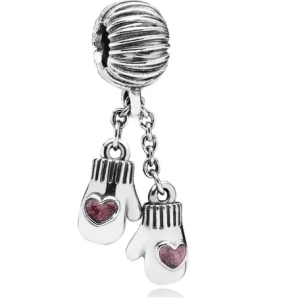 Charm Pandora Guantes Corazón Plata S925 Original