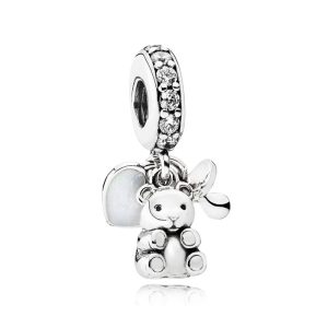Charm Pandora Tesoros De Bebe Chupo Oso De Peluche Hijo Plata S925 Original