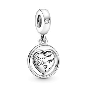 Charm Pandora Amor Para Siempre Alma Gemela Plata S925 Original
