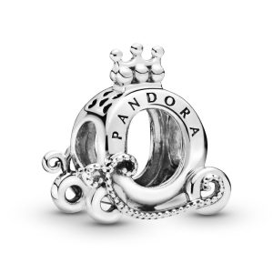 Charm Pandora Corona O Carruaje Plata S925 Original