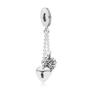 Charm Pandora Colgante Candado Y Corazón Amor Plata S925 Original