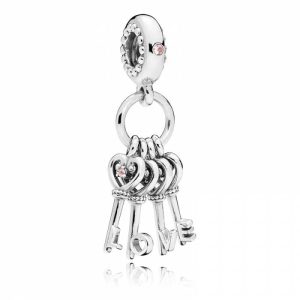 Charm Pandora Llaves De Amor Keys Of Love Original Plata S925 Original