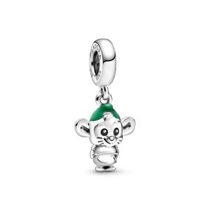 Charm Pandora Ratón Gus Cenicienta De Disney Plata S925 Original