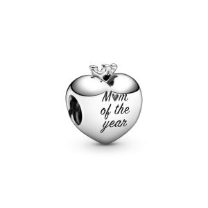 Charm Pandora Mamá Madre Del Año Corazón Plata S925 Original