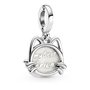 Charm Pandora Mi Gato Gata Mascota Mejor Amigo Plata S925 Original