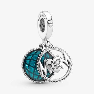 Charm Pandora Mamá Eres Mi Mundo Madre Plata S925 Original