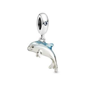Charm Pandora Delfín Azul Colección Océanos Plata S925 Original