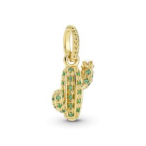 Charm Pandora Cactus del Desierto Dorado Shine Oro Original