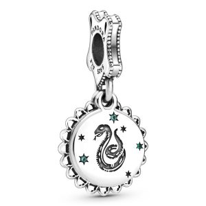 Charm Pandora Harry Potter Escudo Slytherin Plata S925 Original
