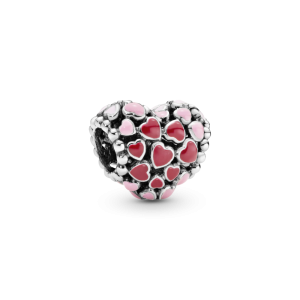 Charm Pandora Estallido De Amor Corazón Rojo Plata S925 Original