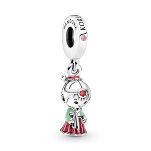 Charm Pandora Muñeca Coreana Hanbok Plata S925 Original