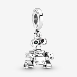 Charm Pandora Disney Pixar Wall-E Robot Plata S925