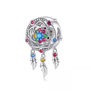 Charm Pandora Atrapasueños Colorido en Plata S925 Original