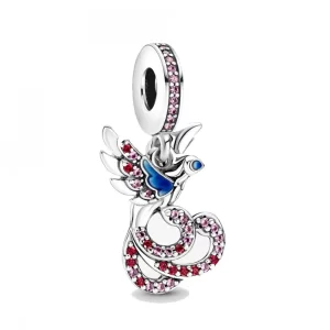 Dije Charm Pandora Ave Fénix Legendario Mítico Original