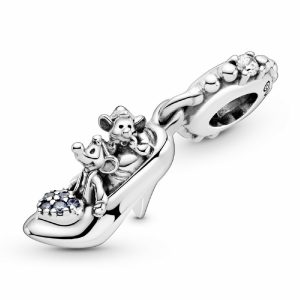 Charm Pandora Zapatilla De Cristal Cenicienta Disney Plata S925 Original