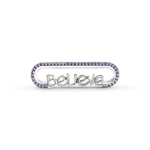 Eslabón Pandora Me Believe Cree Plata S925 Original