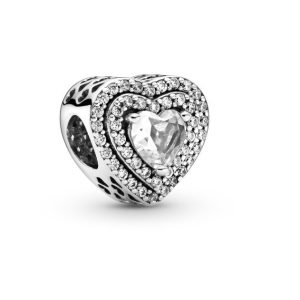 Charm Pandora Corazón Amor Brillante Circonitas Original