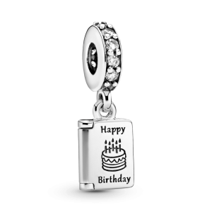 Charm Pandora Feliz Cumpleaños Happy Birthday Plata S925 Original