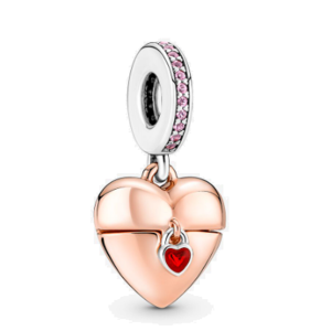 Charm Pandora Rose Corazón Amor Love Oro Rosa