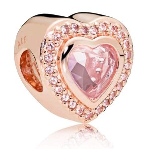 Charm Pandora Rose Corazón Amor Love Oro Rosa