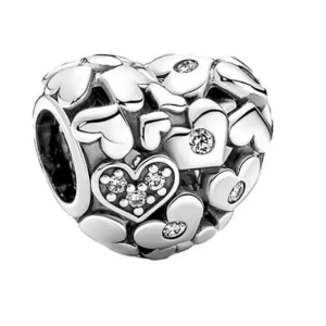 Charm Pandora Corazones Calados De Amor Plata S925 Original