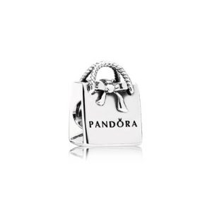 Charm Pandora Bolso Bolsa De Compras Plata S925 Original