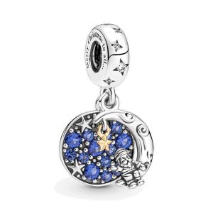 Charm Pandora Santa Claus En La Luna Papa Noel Navidad Plata Original
