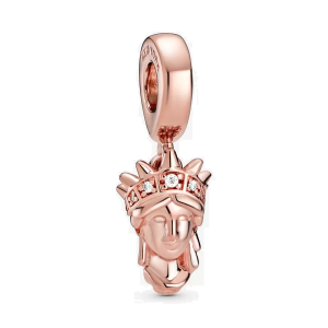 Charm Pandora Rose Estatua De La Libertad Oro Rosa