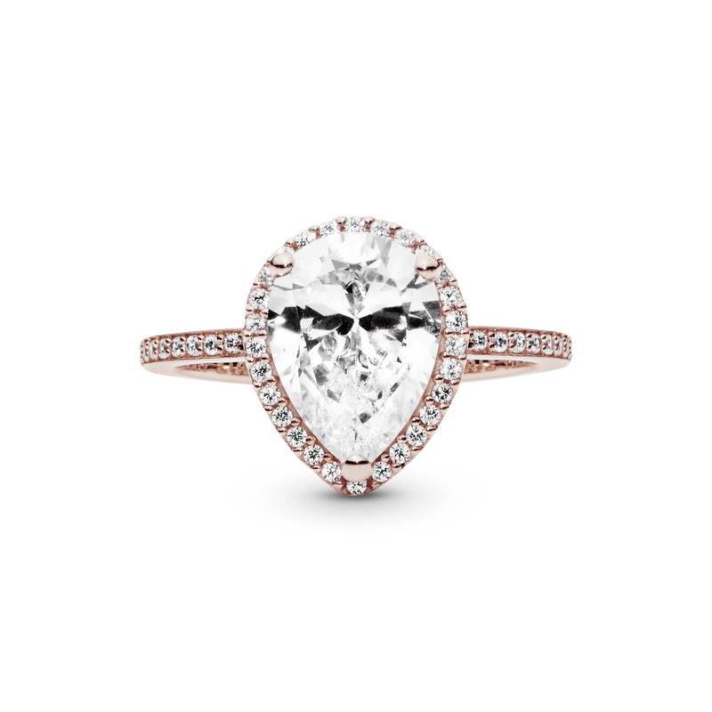 Anillo Pandora Oro Rosa Anillo Pandora Rose De Compromiso Halo