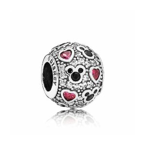 Charm Pandora Mickey Mouse Amor Separador Disney