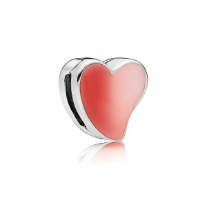 Dije Charm Pandora Reflexions Corazón Rojo En Plata