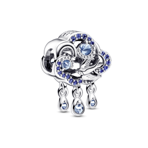Charm Pandora Nube y Golondrina Pájaro Ave Plata S925 Original