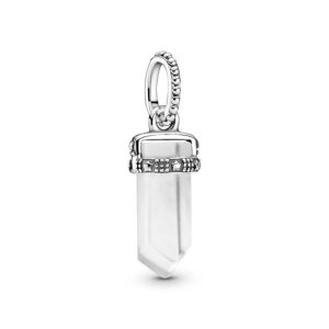 Charm Pandora Amuleto de Cristal Transparente Plata S925 Original